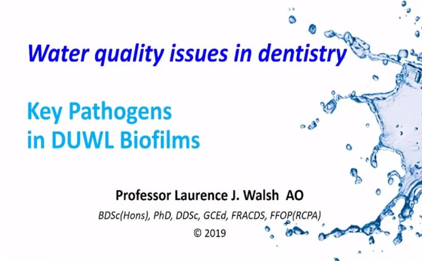 Water Quality Issues in Dental - 3 Key pathogens in DUWL biofilms