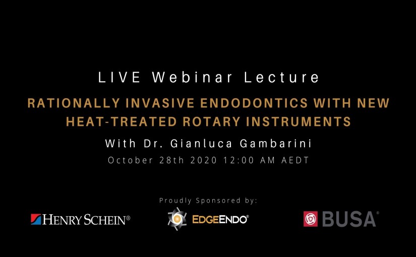 Rationally Invasive Endodontics with New Heat-Treated Rotary Instruments