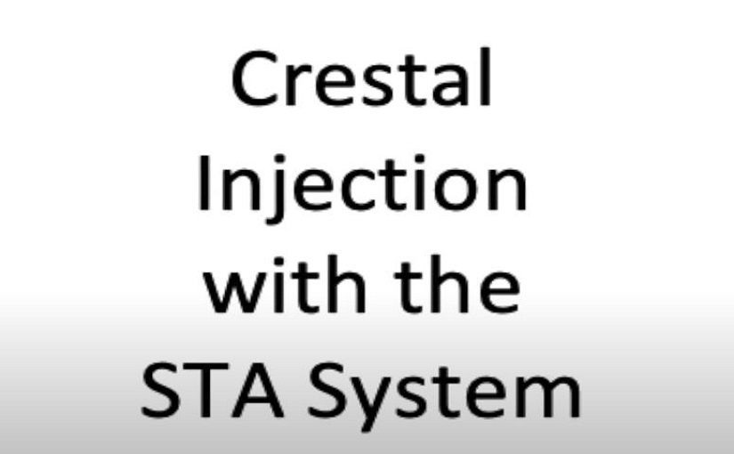 Crestal Injection with STA System