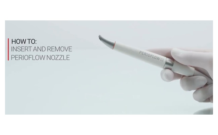How to insert and remove Perioflow® nozzle