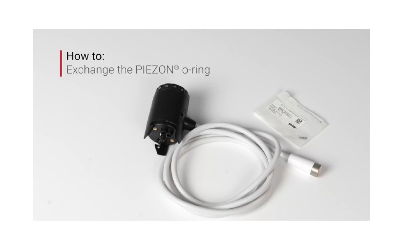 How to change the piezon® o-ring